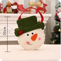 クリスマス　ラッピング バッグ クリスマスプレゼント メリークリスマス　雪だるま