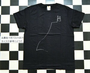 INDEEZ バットマン 半袖Tシャツ L 黒 れ0748 身幅約56cm　新品　パロディ