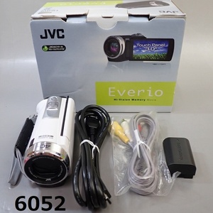 ■FK-6052◆JVC Everio GZ-HM33-W 美品　簡易動作OK　シャッターOK　　20240724