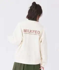 MILKFED. STENCIL SWEAT TOP スウェット