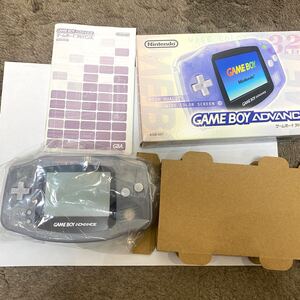 ゲームボーイカラー ■ほぼ　新品未使用　レア 任天堂 説明書 箱　Nintendo ニンテンドー　ゲームボーイ　美品 ミルキーブルー GBA AGB-001