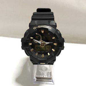 CASIO G-SHOCK メンズ腕時計 GA-710B クオーツ デジアナ ブラック ラバー [jgg]