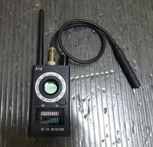 （Nz103606）盗聴器発見器 K18 RF GS DETECTOR 隠しカメラ検出 / GPSトラッカー / デバイス検出 ワイヤレス