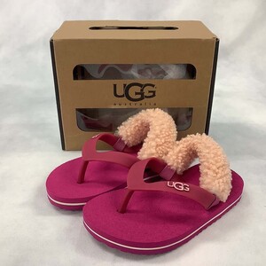 UGG australia アグオーストラリア サンダル ピンク系 14.5cm [PT15618]