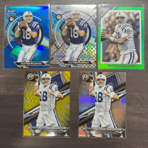 Peyton Manning 5枚セット 2024 Topps Composite Football NFL Finest Die-Cut /74 , Finest Blue Refractor /199 etc