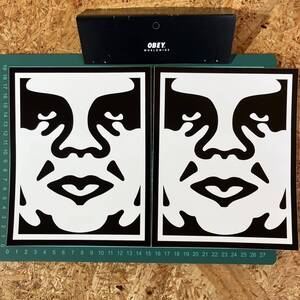 OBEY オベイ 2枚セット STICKER ステッカー シール shepard Fairey シェパード フェアリー