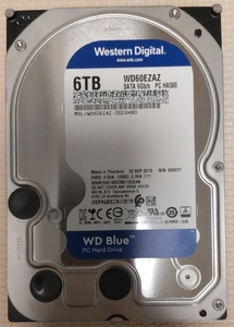 ★☆WESTERN DIGITAL BLUE WD60EZAZ-00ZHB0 6TB SATA/600 内蔵HDD（ハードディスク）　その3☆★