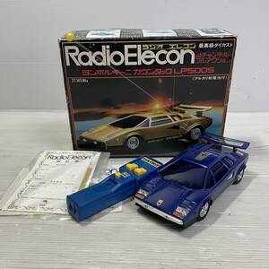 ◯Y57 RadioElecon ラジオエレコン ラジコン ランボルギーニ カウンタック LP500S 最高級ダイカスト 4チャンネルフルアクション 当時物