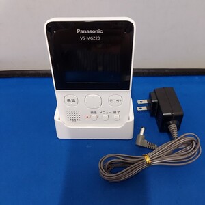 ★通電確認済 Panasonic パナソニック ワイヤレス テレビ ドアホン 親機 VS-MGZ20 充電台PNLC1095 モニター 親機のみ 防犯 カメラ★