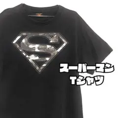 スーパーマン Tシャツ 半袖 古着 ヴィンテージ WB 迷彩 カモフラ フェード