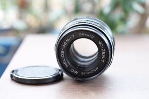 超希少 分解清掃済み Helios-44M-7 58mm f2 ヘリオス M42ぐるぐるボケ オールドレンズ 単焦点 4