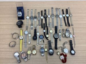 ◯SG007-A12T60【埼玉発】時計まとめ43点売り CASIO SEIKO CITIZEN 腕時計 懐中時計 アナログ デジタル クォーツ 手巻 稼働品有 現状品