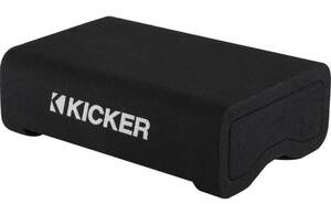 ■USA Audio■キッカー Kicker CVTDF10 (48CVTDF102) ●薄型BOX 25cm 2Ω Max.700W ●ウーハー下向き使用●場所とらない●保証付●税込