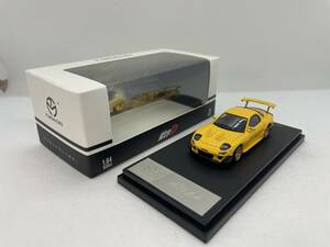 Time Micro 1/64 マツダ 頭文字D Mazda RX7 Yellow Nor.Ver TM644701 J08-1-200