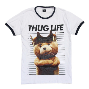 映画 テッド TED ペット くま リンガー キング カワイイ ストリート系 デザインTシャツ おもしろTシャツ メンズ 半袖★tsr0817-nvy-l