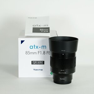 [極美品] TOKINA atx-m 85mm F1.8 FE / SONY Eマウント