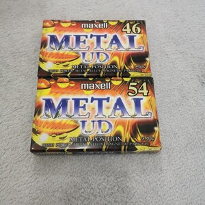 カセットテープ METAL maxell マクセル METAL UD 46分 54分 MUD-46J MUD-54J 2本セット