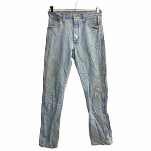 Wrangler カウボーイ ロングパンツ W31 ラングラー ライトブルー コットン 古着卸 アメリカ仕入 2403-905