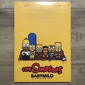 ★新品★ The simpsons × マイロ ノート a bathing ape BAPE エイプ ベイプ アベイシングエイプ シンプソンズ baby milo w4