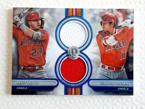 2024 Topps tribute トラウト 大谷翔平 デュアルレリック