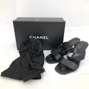 CHANEL シャネル ココマーク サンダル サイズ37【CLBA0039】