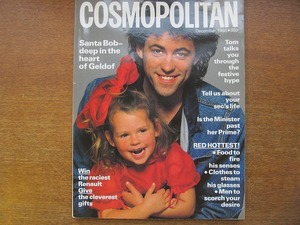 洋雑誌 COSMOPOLITAN 1986.12●ボブ・ゲルドフ サッチャー