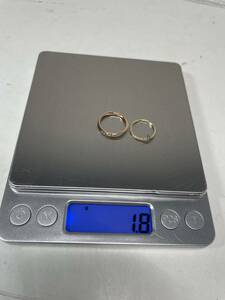 1円 K10 リング 指輪 ダイヤ 総重量約1.8g 中古 美品 ゴールド １０金