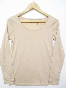 送料無料/新品未使用オリーブデオリーブ OLIVE des OLIVE 大人可愛い 長袖カットソー Tシャツ ビジュー装飾 Mサイズ ■L18832SSS18