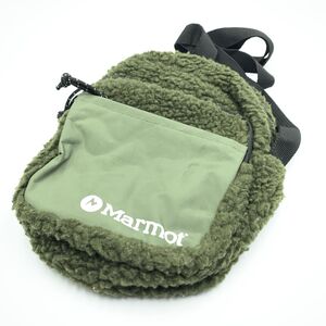 Marmot マーモット マムート ショルダーバッグ ポーチ 鞄 モコモコ グリーン