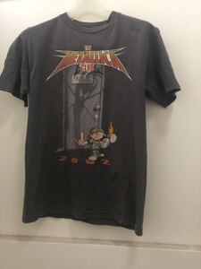 メタリカ Tシャツ① M ダークグレー アメリカ製 THE METALLICA CLUB 2002 / Metallica