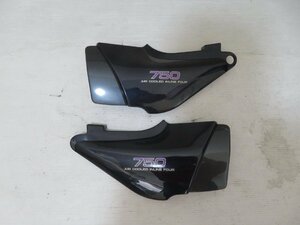 ■中古 カワサキ ゼファー750 サイドカバー 外装 紺 単色 ZR750C 1990年式より取り外し品 バイク・二輪用/在庫在り/即納 ■K200500