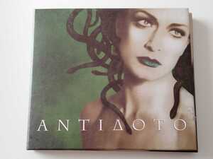 【希少ギリシャ盤】ANTIDOTO/ANNA VISSI 初回限定デジパックCD COLUMBIA GREECE COL491096-6 ギリシャシンガー98年作品,エンハンストPV収録