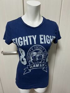 88TEES 　エイティーエイティーズ　ややちゃん　半袖Tシャツ　ネイビー　