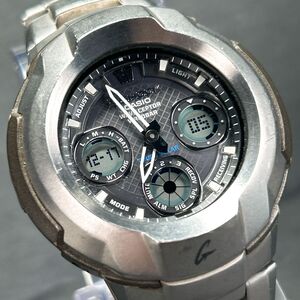 CASIO カシオ G-SHOCK Gショック 腕時計 The G ザジー GW-1700DJ-1AJF アナログ デジタル ソーラー電波 カレンダー シルバー 動作確認済み