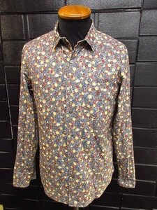 a8649　美品　ポールスミス　コレクション　Paul Smith　コーデュロイ　メンズ　長袖シャツ　Mサイズ　コットン100％　日本製