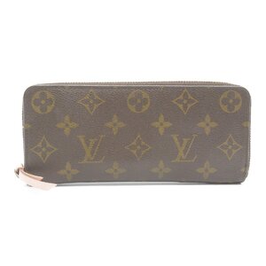 ルイ・ヴィトン ポルトフォイユ・クレマンス ブランドオフ LOUIS VUITTON ラウンド長財布 モノグラム 中古 レ