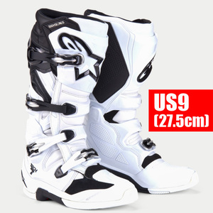 ★NEWモデル★【13％OFF】’25 ALPINESTARS TECH7ブーツ　ホワイトブラック/US9(27.5cm) 【送料サービス】