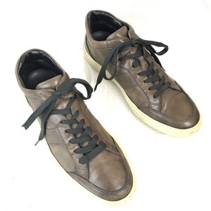 イタリア製☆TOD’S/トッズ☆レザースニーカー【8/26.5-27.0/茶/brown】sneakers/Shoes/trainers◇bQ-450