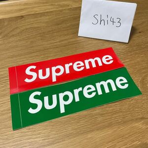 1円スタート Supreme シュプリーム Box Logo Sticker Green Tyler the creator ステッカー グリーン 緑 ボックスロゴ 2枚セット