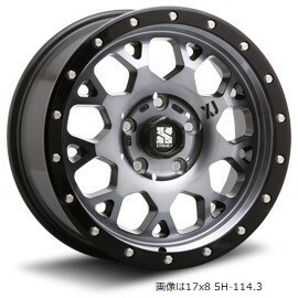 ハイエース MLJ XTREME-J XJ04 16x6.5 +38 グロスブラックマシーン/スモーククリア NANKANG MUDSTAR 215/70R16 200系 16インチ