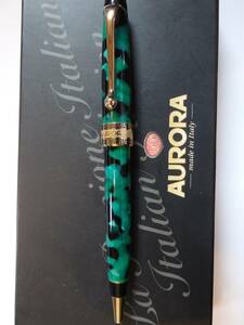 ◆【未使用・新品】【送料230円～】　Aurora　アウロラ　オプティマ　グリーンモザイク　ツイスト式ボールペン