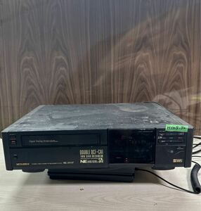 MYM9-90 激安 ビデオデッキ MITSUBISHI HV-S75 VIDEO CASSETTE RECORDER 通電OK 中古現状品 ※3回再出品で処分