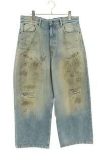 アクネストゥディオズ 1989 penicillin jeans denim B00324 サイズ:30インチ バギーダメージ加工デニムパンツ 中古 SB01