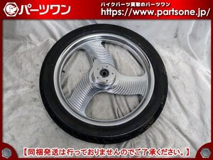 ●中古品●FXDL (1998年式) で使用 レブテック 19インチ フロントホイール●[L]梱包●56423-1