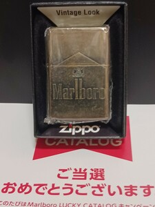 Marlboro マルボロ100周年限定ヴィンテージモデルパッケージ柄アンティック加工 ZIPPO(16)未使用シリアルナンバー入り当選通知書付き