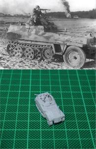 1/144 レジンキット WWII German Sdkfz250 /w Grenadiers