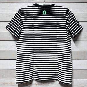 SIZE XL GOODENOUGH GDEH GE BORDER TEE SHIRT BLACK WHITE グッドイナフ ボーダー Tシャツ