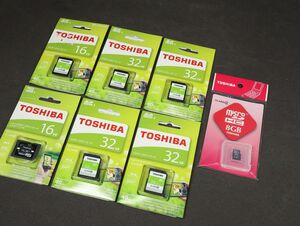 I7410 TOSHIBA 東芝 SDカード まとめ 16GB 32GB マイクロSD