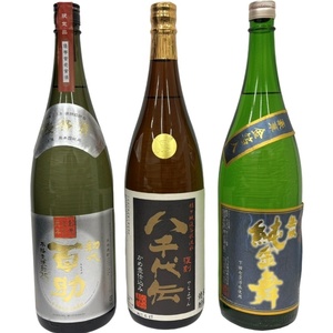 焼酎 3本セット 復刻 八千代伝 1800ml 25度 / 無双 純金舞 / 初代 百助 芋焼酎 薩摩無双 八木合名 井上酒造 【未開栓品】 52411K1643