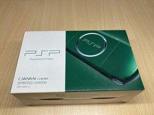 美品　PSP3000グリーン　メモリースティック付き　SONY ソニー プレイステーションポータブル 